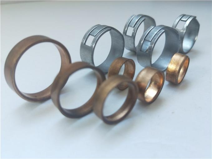 Metal diferente do tamanho que carimba anéis, material progressivo do cobre da chapa metálica 0