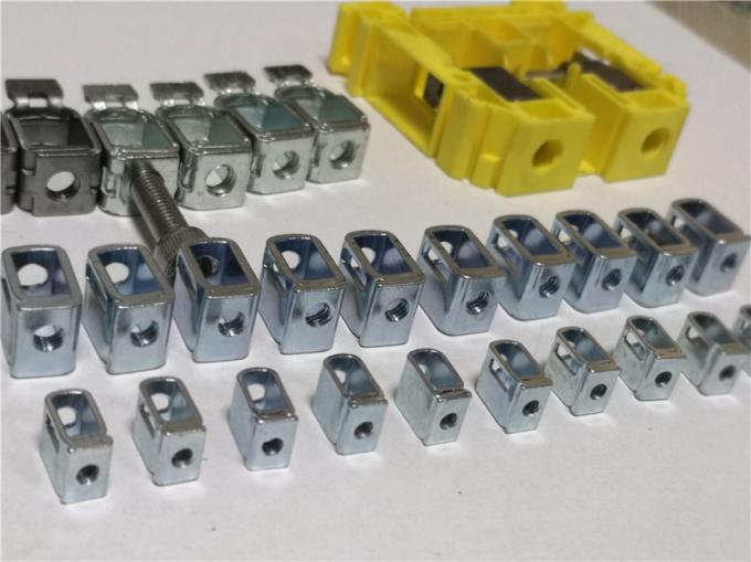 Fabricantes de peças de estampagem de metal para peças de cobre terminal tipo trilho 0