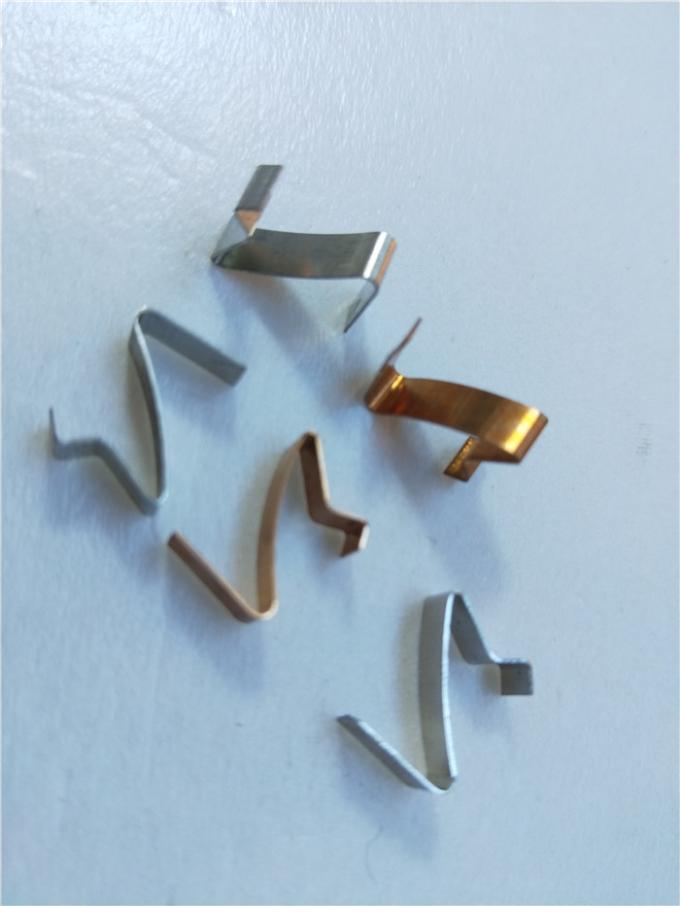Chapa metálica da elevada precisão que dobra Diesl que carimba as peças instantâneas dos grampos de mola da forma do botão V 1