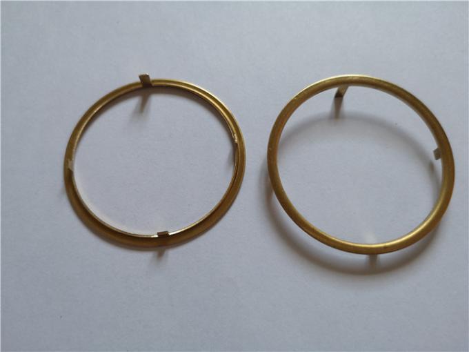 Progressivo morra e carimbando em volta das peças de bronze do anel do círculo para a extremidade de ligamento interna do poder 0