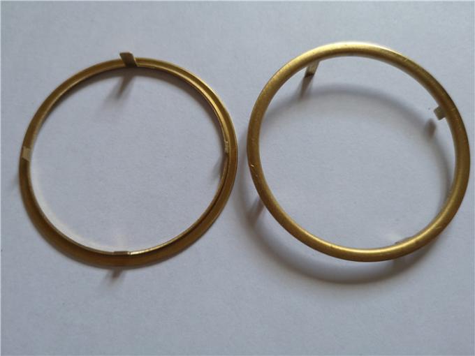 Progressivo morra e carimbando em volta das peças de bronze do anel do círculo para a extremidade de ligamento interna do poder 1