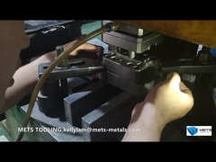 Argentum de precisão fina/banda fusível de cobre com estampagem progressiva de uma cavidade